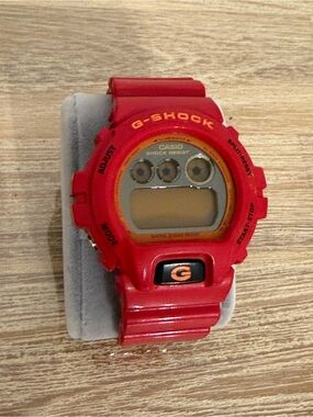 Casio G-Shock Red Resin Digital Watch